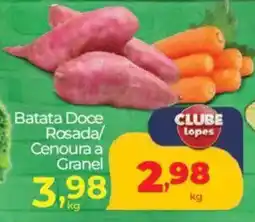 Lopes Supermercados Batata Doce Rosada Cenoura a Granel oferta