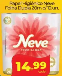 Lopes Supermercados Papel Higiênico Neve Folha Dupla 20m oferta
