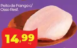 Lopes Supermercados Peito de Frango c/ Osso Resf. oferta