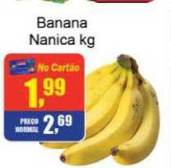 Supermercados Paraná Banana Nanica 1kg oferta