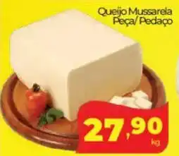 Lopes Supermercados Queijo Mussarela Peça/Pedaço oferta