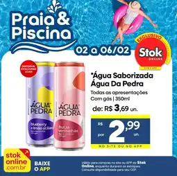 Stok Center Água Saborizada Água Da Pedra oferta