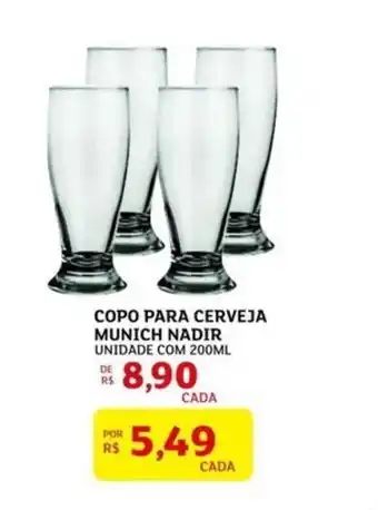 Copo para cerveja munich nadir