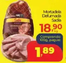 Lopes Supermercados Mortadela Defumada oferta