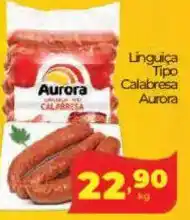 Lopes Supermercados Linguiça Tipo Calabresa Aurora oferta