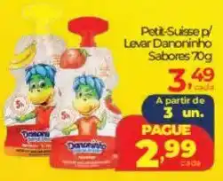 Lopes Supermercados Petit-Suisse p/ Levar Danoninho Sabores oferta