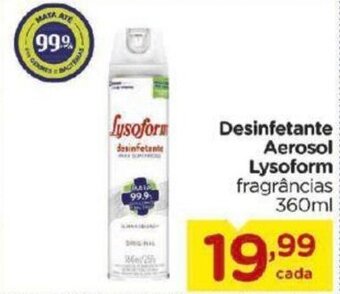 Desinfetante Aerosol Lysoform 360ml