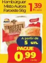 Lopes Supermercados Hambúrguer Misto Aurora Faroeste oferta
