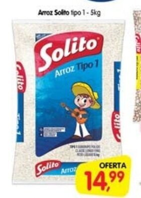 Cercadão Arroz Solito tipo 1 5kg oferta