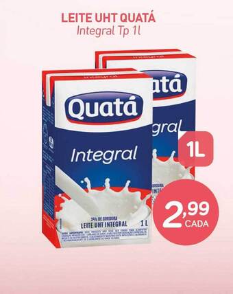 Rede Bom Lugar Leite Uht Quatá 1L oferta