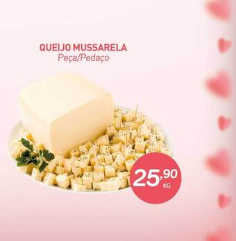 Queijo Mussarela Peça - Pedaço 1kg