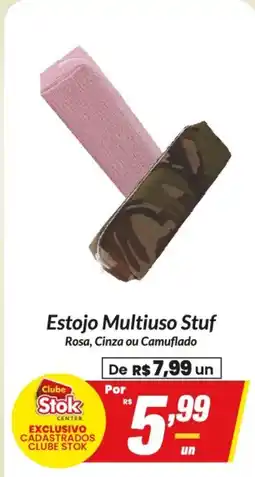 Stok Center Estojo Multiuso Stuf oferta