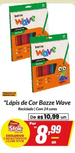 Stok Center Lápis de Cor Bazze Wave oferta