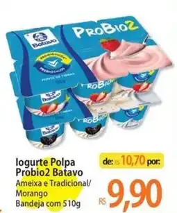 Atacadão logurte Polpa Probio2 Batavo oferta