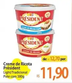 Atacadão Creme de Ricota Président oferta