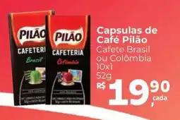 Supermercados Mateus Capsulas de Café Pilão oferta