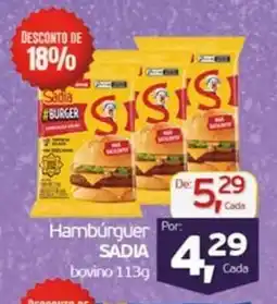 Cometa Supermercados Hambúrguer SADIA bovino oferta