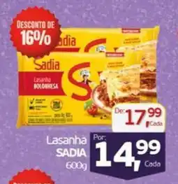 Cometa Supermercados Lasanha SADIA oferta