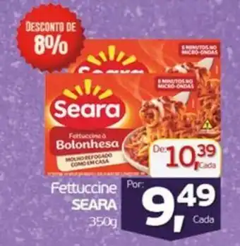 Cometa Supermercados Fettuccine SEARA oferta