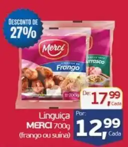 Cometa Supermercados Linguiça MERCI oferta