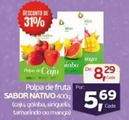 Cometa Supermercados Polpa de fruta SABOR NATIVO oferta