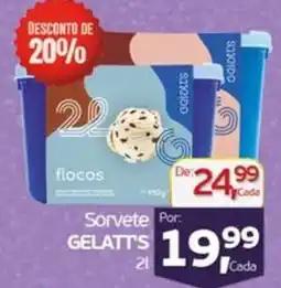 Cometa Supermercados Sorvete GELATT'S oferta