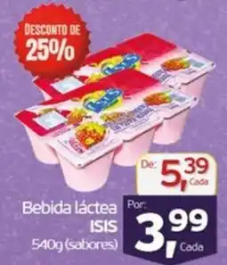 Cometa Supermercados Bebida láctea ISIS (sabores) oferta