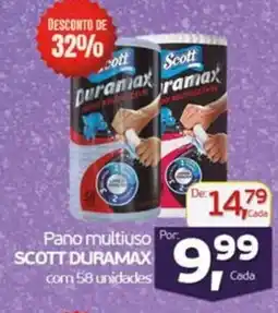 Cometa Supermercados Pano multiuso SCOTT DURAMAX oferta