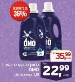 Cometa Supermercados Lava roupas líquido OMO ultra power oferta