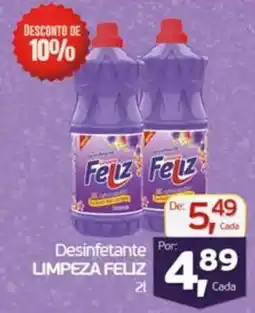 Cometa Supermercados Desinfetante LIMPEZA FELIZ oferta
