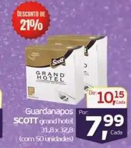 Cometa Supermercados Guardanapos SCOTT grand hotel oferta