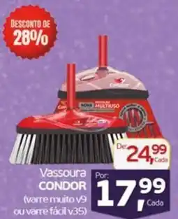 Cometa Supermercados Vassoura ou varre fácil v35) CONDOR oferta