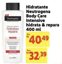Mercado Extra Hidratante Neutrogena Body Care Intensive hidrata& repara oferta