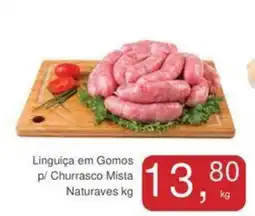 Mineirão Atacarejo Linguiça em Gomos p/ Churrasco Mista Naturaves oferta