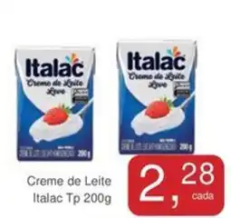 Mineirão Atacarejo Creme de Leite Italac Tp oferta