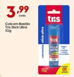 Supper Rissul Cola em Bastão Tris Stick Ultra oferta