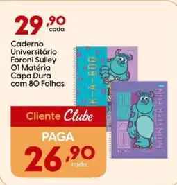 Supper Rissul Caderno Universitário Foroni Sulley 01 Matéria Capa Dura oferta