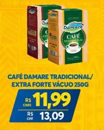 Café damare tradicional/ extra forte vácuo