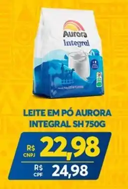 Atacadão Centro Sul Leite em pó aurora integral sh oferta
