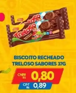 Atacadão Centro Sul Biscoito recheado treloso sabores oferta