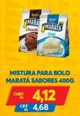Atacadão Centro Sul Mistura para bolo maratá sabores oferta