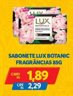 Atacadão Centro Sul Sabonete lux botanic fragrâncias oferta