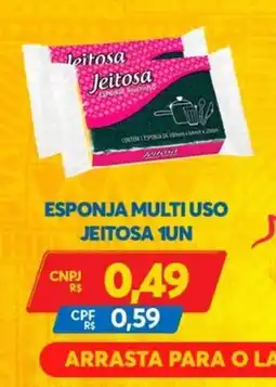 Atacadão Centro Sul Esponja multiuso jeitosa oferta