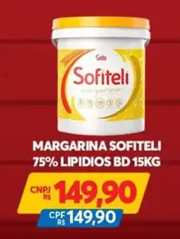 Atacadão Centro Sul Margarina sofiteli 75% lipidios bd oferta