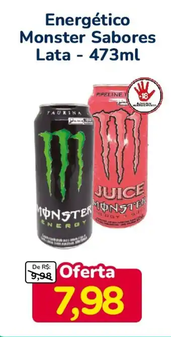 Energético Monster Sabores