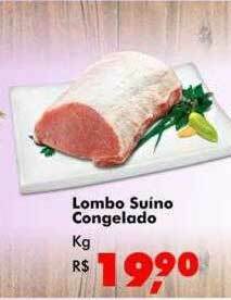 Big Box Lombo Suíno Congelado oferta