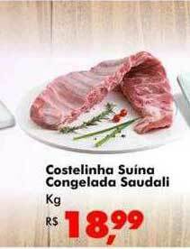 Big Box Costelinha Suína Congelada Saudali oferta