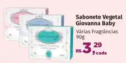 Supermercados Mateus Sabonete Vegetal Giovanna Baby Várias Fragrâncias oferta