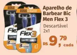 Supermercados Mateus Aparelho de Barbear Bic Men Flex 3 oferta
