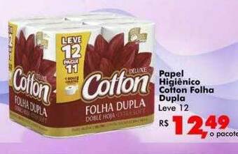 Big Box Papel Higiênico Cotton Folha Dupla oferta